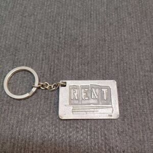 RENT Musical Theatre Keychain Collectible Broadway Souvenir Metal Key Ring